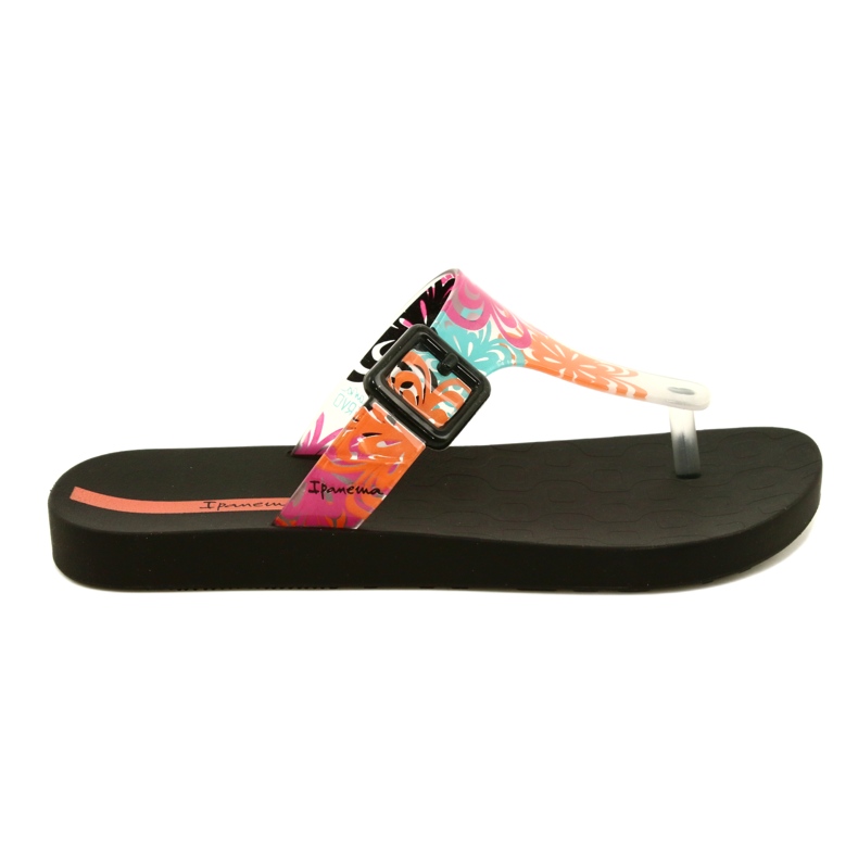 Ipanema 26721 26208 Svarta fritidsdamtofflor blå orange rosa