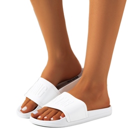 Vita Big Star DD274A268 tofflor för kvinnor