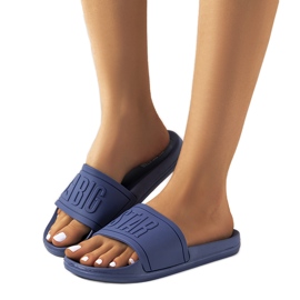 Damtofflor marinblå Big Star DD274A269