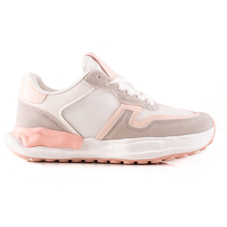 TRENDI Sportskor beige mångfärgad