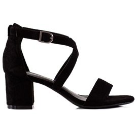 W. Potocki Sandaler På Höga Klackar Potocki svart