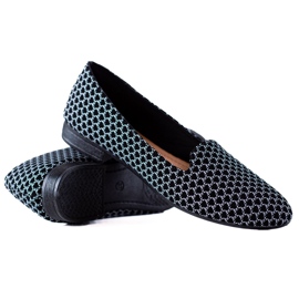 TRENDI Klassiska Lords med mönster svart