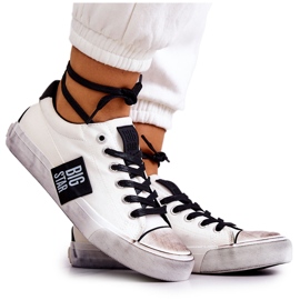 Sneakers för kvinnor Big Star JJ274350 Vita och svarta sneakers