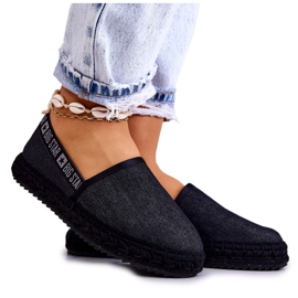 Slip-on espadrillor Big Star JJ274878 Svart