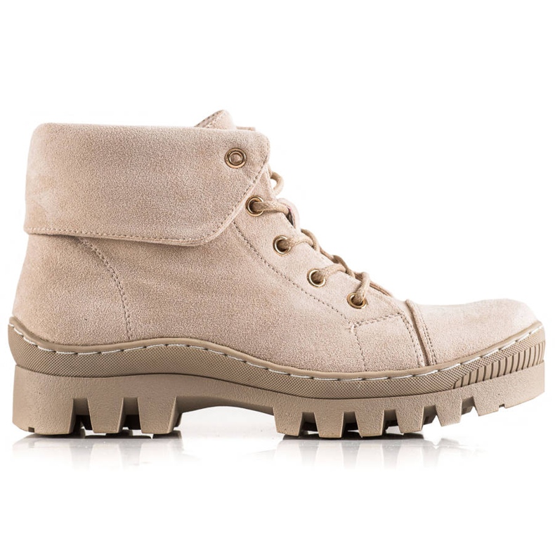 Beżowe trapers av S. Barski beige