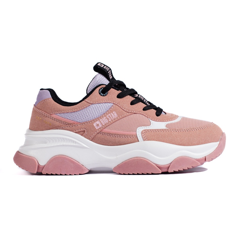 Sneakers för damer Big Star JJ274577 rosa