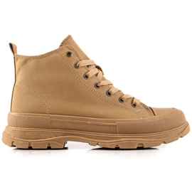 Forever Folie Camel Sneakers På Plattformen brun