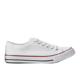 Viktor vita sneakers för män