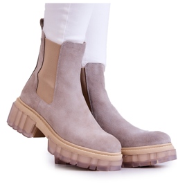 Lemar Mocka damstövlar ljusgrå Kennel