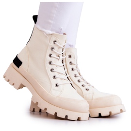 S.Barski Damsneakers, stövlar, ljusbeige Larina