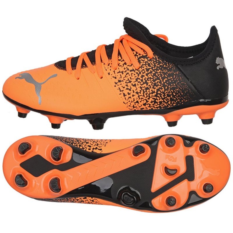 Fotbollsskor Puma Future Z 4.3 FG / AG M 106767 01 orange apelsiner och röda