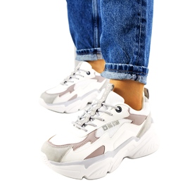 Dam Sneakers Big Star HH274255 beige vit