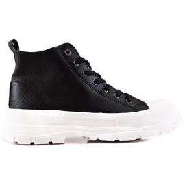 Forever Folie Trendiga höga sneakers svart