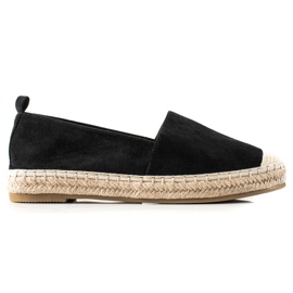 Bestelle Svart mocka Espadrilles