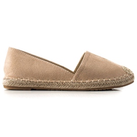 TRENDI Klassiska beige Espadrillos
