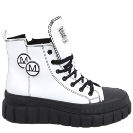 Ayse VIT / SVART sneakers