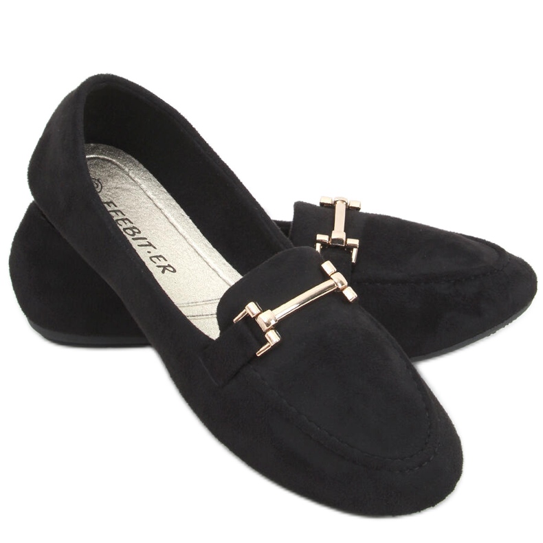 Kubra Black dam loafers svart