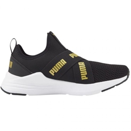 Puma Wired Run Slip On Jr383732 04 svart