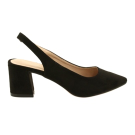 Elegant Mocka Pumps Evento 22SD98-4549 Svart