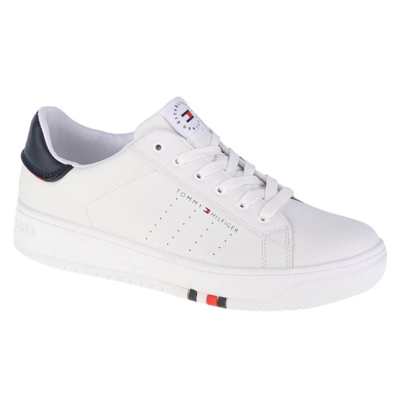 Skor Tommy Hilfiger Low Cut Sneaker Sneaker W T3B4-32222-1355X336 vit