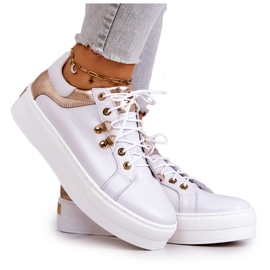 FILIPCZYK Lädersportskor på plattformen Vita Mary Ann