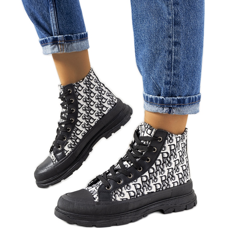 Svarta Chester sneakers för kvinnor