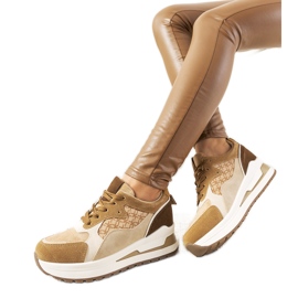 Bruna sneakers för kvinnor Eryn sportskor