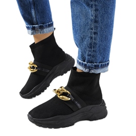 Svarta high-top sneakers från Martin