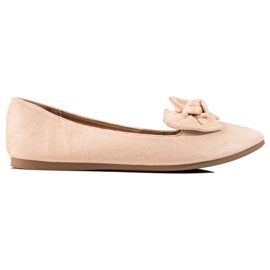 W. Potocki Ballerinor med en Potocki-rosett beige