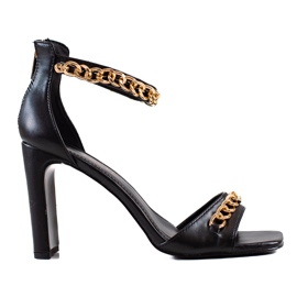 W. Potocki Eleganta Potockisandaler svart