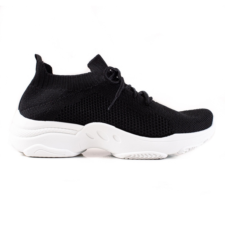 Renda Svarta sneakers med snörning