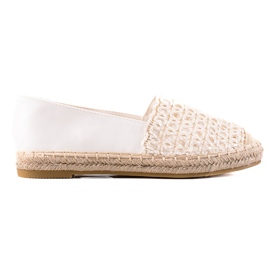 Lucky Shoes Flätad Espadrilles beige