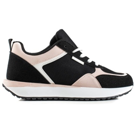 Sweet Shoes Sneakers med mesh svart