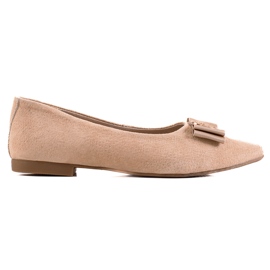Filippo Beige pumps i läder