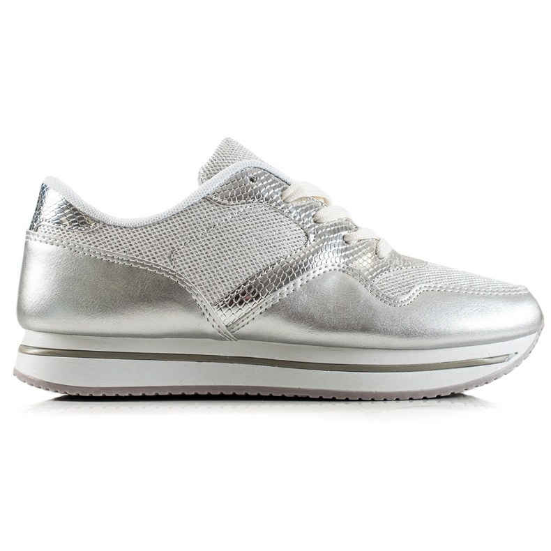 TRENDI Silver sneakers silver-
