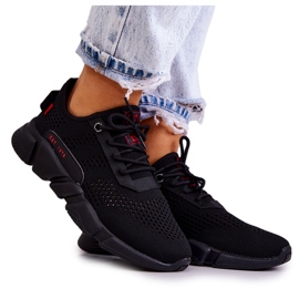 Damsportskor Memory Foam Big Star JJ274273 Svart