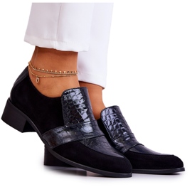 PA2 Svarta Mariene Mocka Snake Shoes