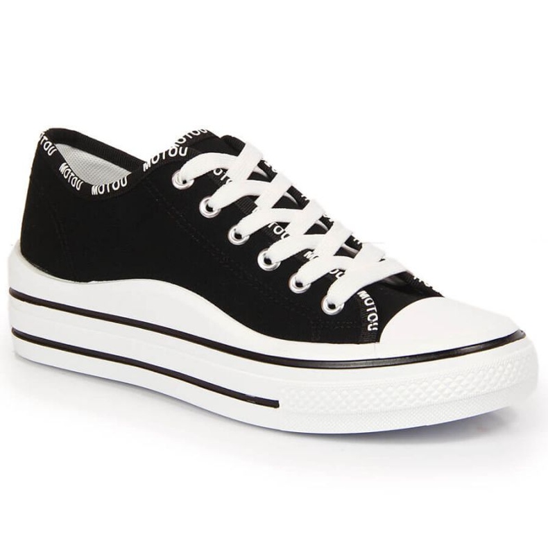 Sneakers på plattformen S. Barski W OLI156A svarta