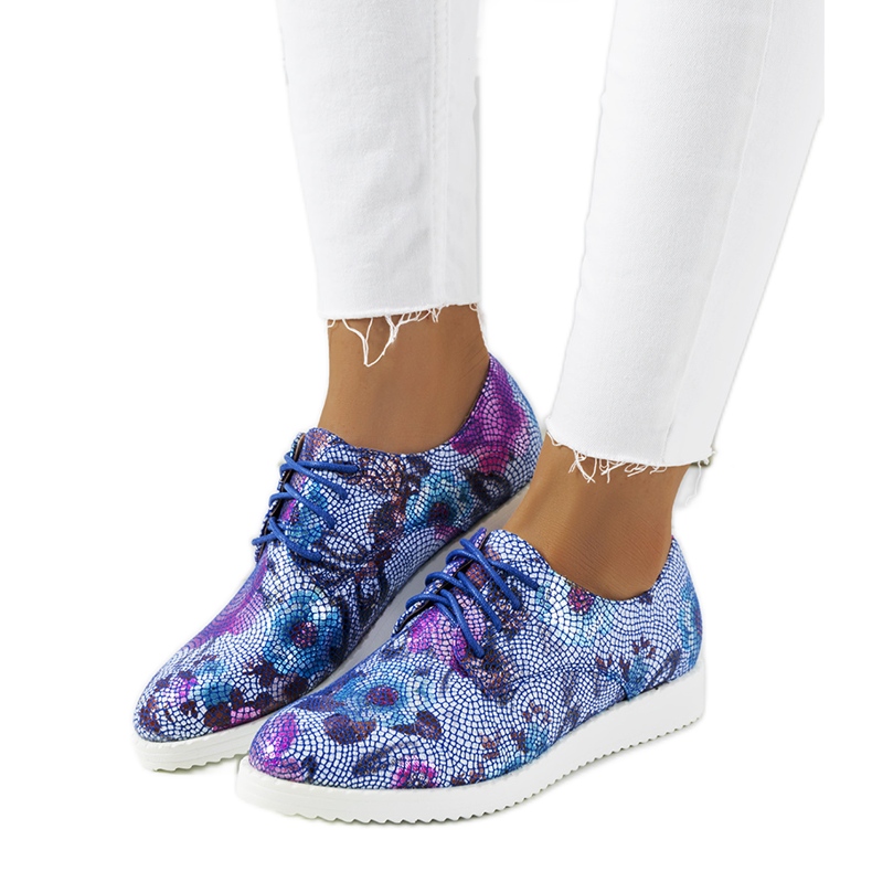 Blåa damskor från Barrow