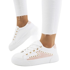 Vita och rosa sneakers från Udinesi