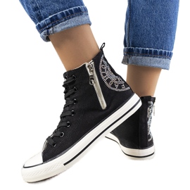 Svarta Vicola ankel sneakers