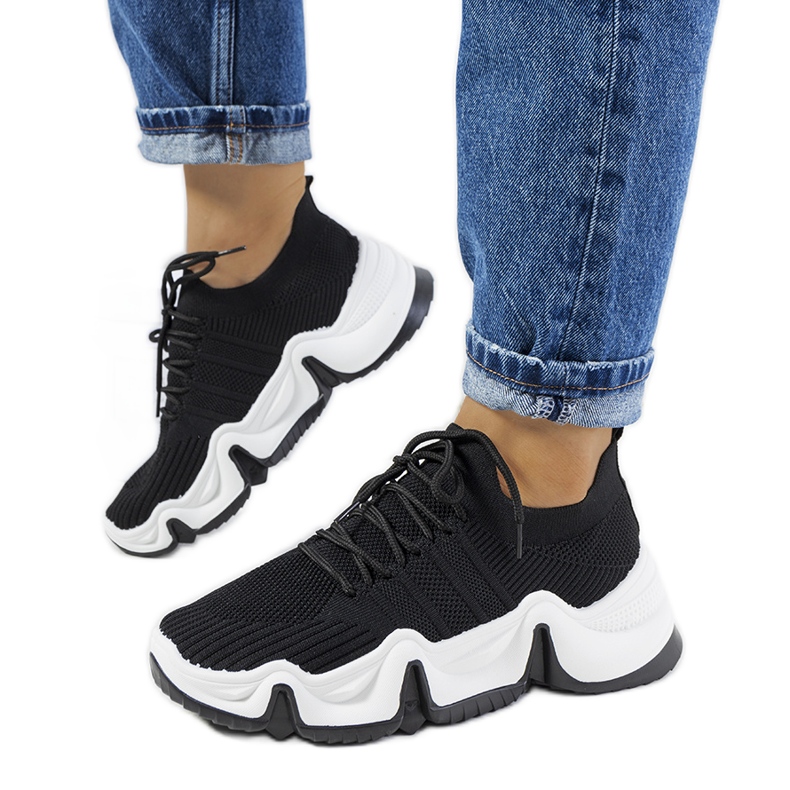 Svarta sportsneakers från Thornber