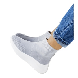 Gråa high-top sneakers från Jennifer