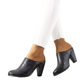 Svarta tofflor på Plotkin-stolpen