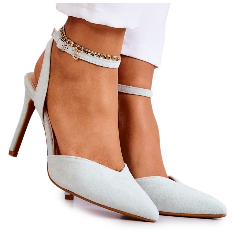 Mocka Spänne Klackar Ljusgröna Kharen