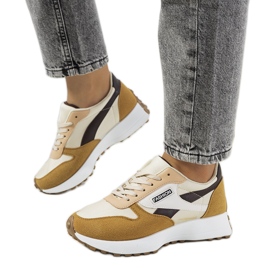 Onorato bruna sneakers för kvinnor beige