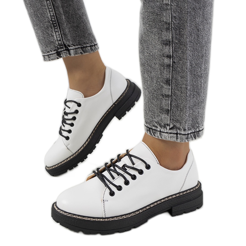 Vita Jewell-skor för kvinnor