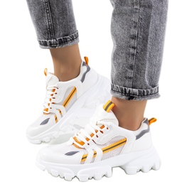 Bernier vita sneakers för kvinnor