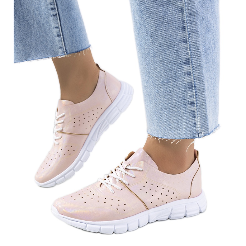 Enid rosa holografiska tränare