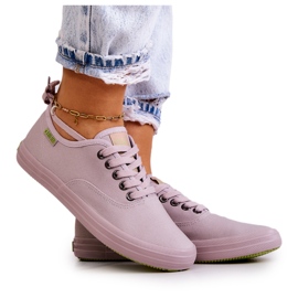 Lätt Sneakers dam Big Star JJ274264 Grå rosa